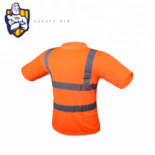 High Visibility 100% cotton reflective tape t-shirt